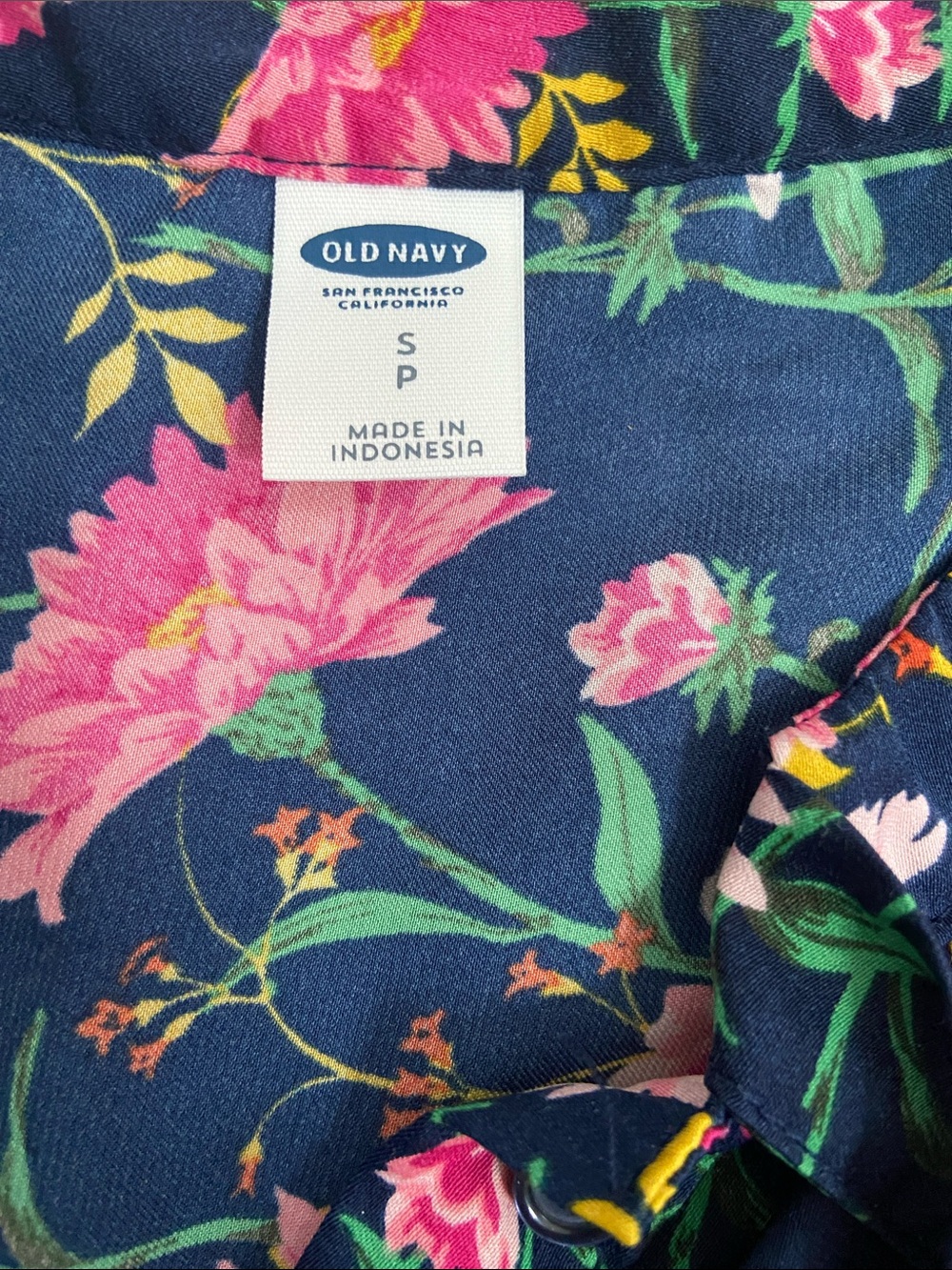 Old Navy Women’s Floral Dress Small Slip/Lined Lightweight Short EUC - Picture 6 of 7
